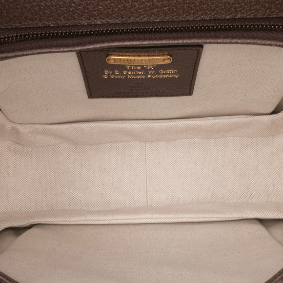 Pre-Loved Gucci 100th Anniversary Medium Canvas 1947 Bamboo Top Handle Bag - Picture 4 of 12